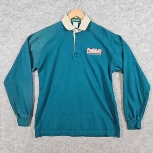 Outer Banks Transatlantic Council BSA Polo Shirt Teal Contrast Mens Size M FADED